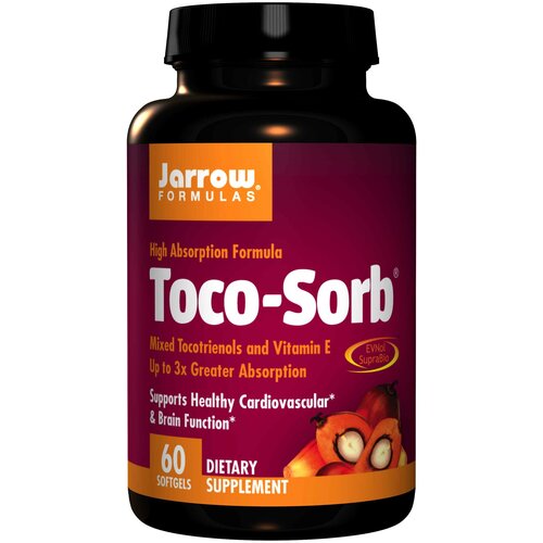 Jarrow Formulas Toco-Sorb Витамин Е 60 кап фотография