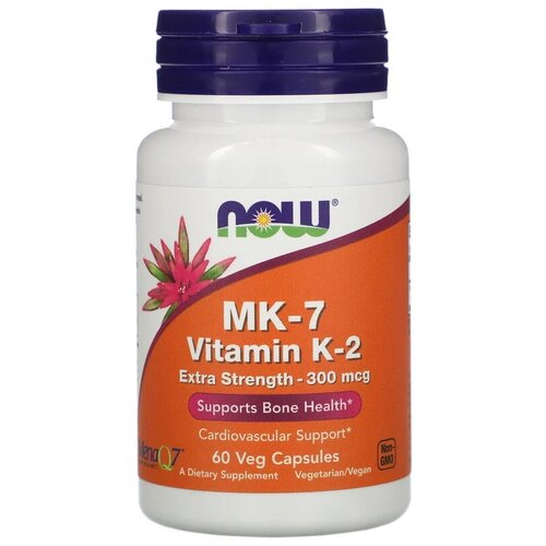 MK-7 Vitamin K-2 300 мкг, 150 мл, 80 г, 60 шт. фотография