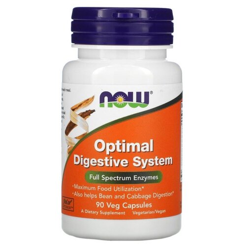 Капсулы NOW Optimal Digestive System, 70 г, 90 шт. фотография