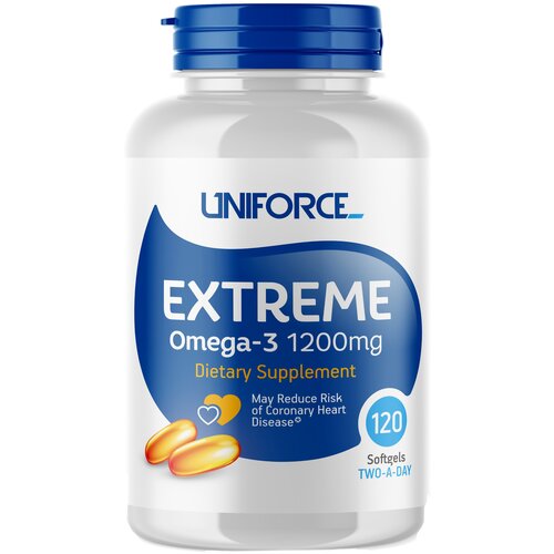 Extreme Omega-3 капс., 1200 мг, 1.85 г, 120 шт. купить за 1935 руб, фото