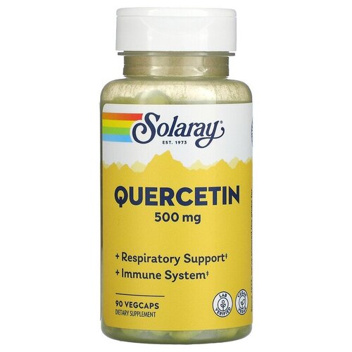 Капсулы Solaray Quercetin 500 мг, 100 г, 500 мг, 90 шт. фотография