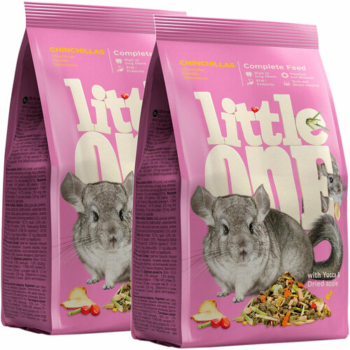 LITTLE ONE CHINCHILLAS корм для шиншилл (400 гр х 2 шт) фотография