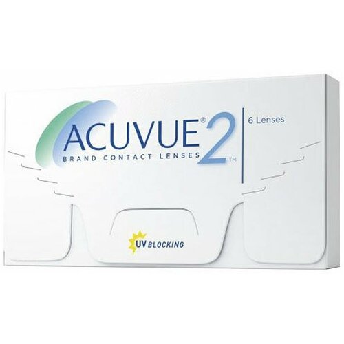 Контактные линзы ACUVUE 2, 6 шт., R 8,7, D +2,75, 1 уп. фотография