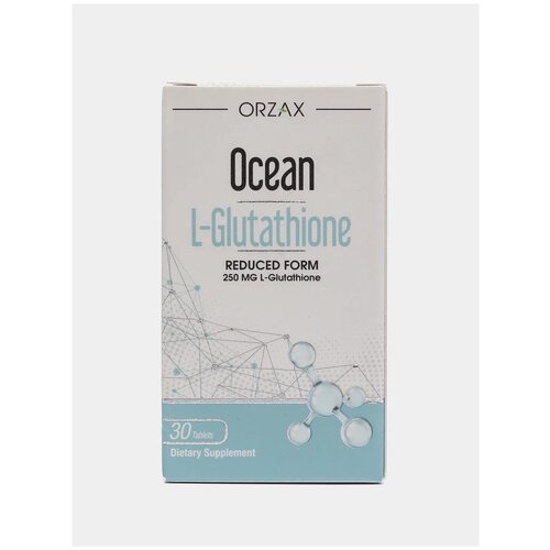 Глутатион, Orzax Ocean l-glutathione 250, 30 таблеток фотография