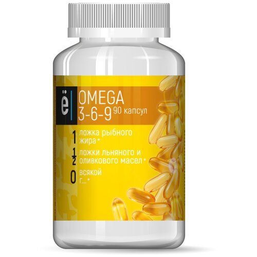 Ёбатон Omega 3-6-9 капс., 1.63 г, 90 шт. фотография