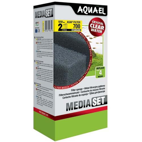 Губки сменные для AQUAEL ASAP FILTER 700 (2шт. в упаковке) крупнопористые купить за 713 руб, фото