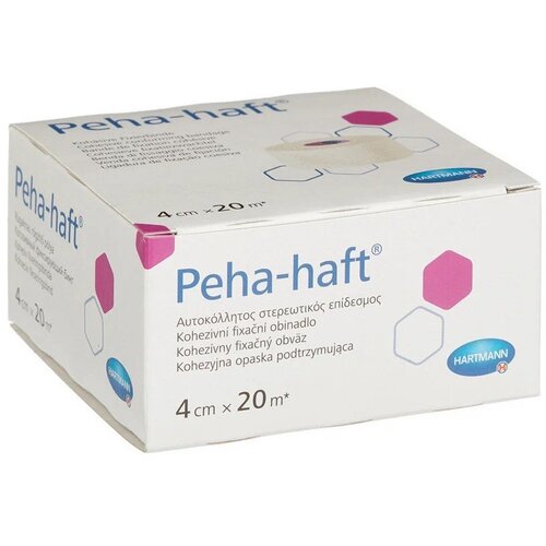 Hartmann бинт самофиксирующийся Peha-haft белый, 20м х 4 см, 1 шт. купить за 1189 руб, фото