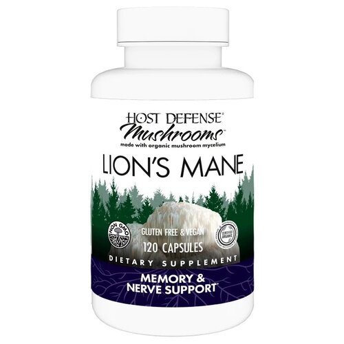 Капсулы Host defense Lion's mane, 140 г, 120 шт. фотография