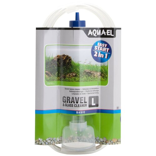 Очиститель грунта AQUAEL GRAVEL & GLASS CLEANER L купить за 1589 руб, фото