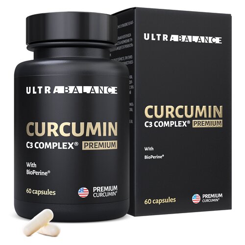 Curcumin C3 Complex Premium капс., 200 г, 60 шт. фотография