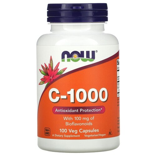 C-1000 with Bioflavonoids капс., 120 мл, 100 г, 100 шт. фотография