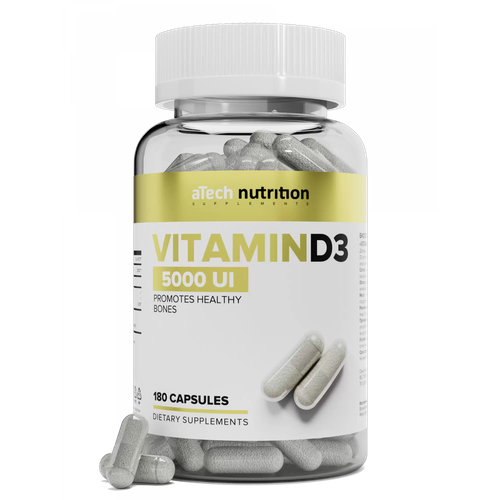 Vitamin D3 капс., 5000 МЕ, 180 шт. фотография