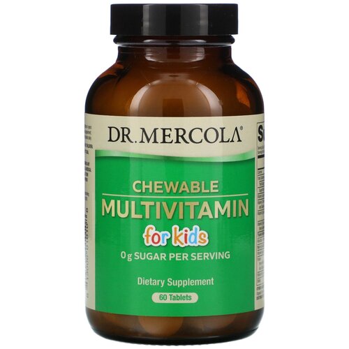 Dr. Mercola Chewable Multivitamin for Kids (Жевательные мультивитамины для детей) 60 таблеток (Dr. Mercola) фотография