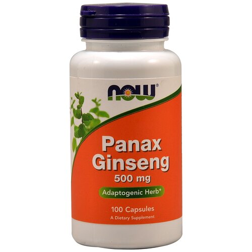 Капсулы NOW Panax Ginseng, 90 г, 500 мг, 100 шт. купить за 2003 руб, фото