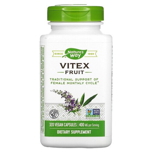 Капсулы Nature's Way Vitex, 260 г, 400 мг, 320 шт. фотография