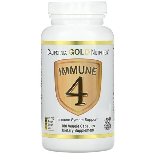 California Gold Nutrition Immune 4 капс., 240 г, 180 шт. фотография