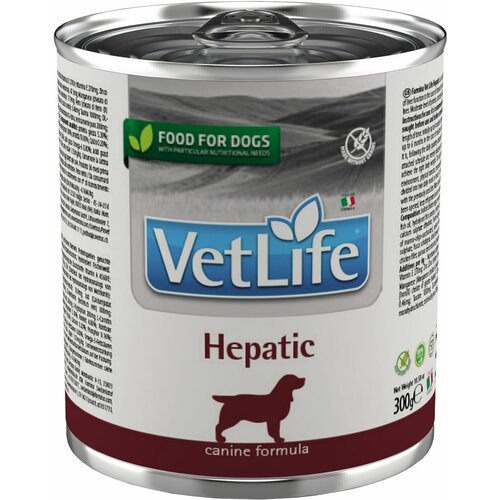 FARMINA VET LIFE CANIN HEPATIC для взрослых собак при заболеваниях печени (300 гр) фотография