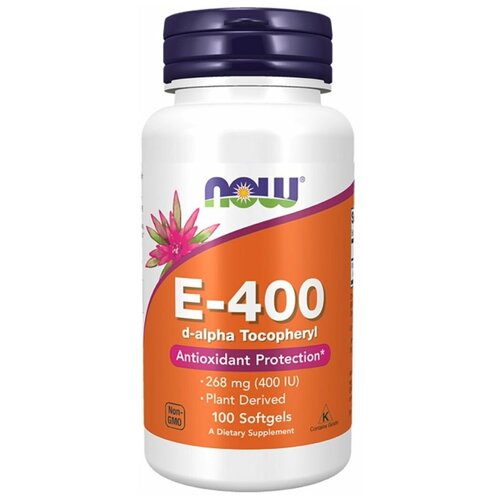 E-400 d-alpha Tocopheryl капс., 400 МЕ, 150 г, 100 шт. фотография