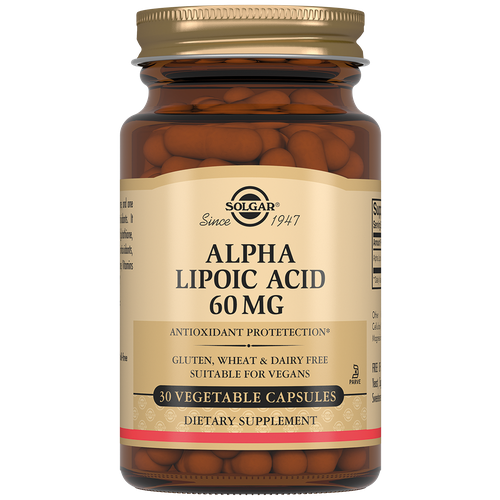 Alpha Lipoic Acid капс., 60 мг, 75 мл, 109 г, 30 шт. фотография