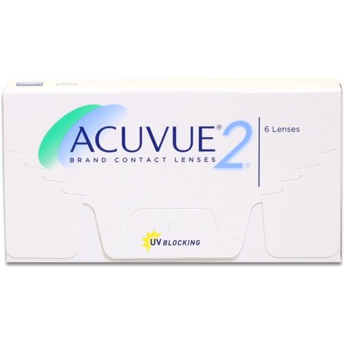 Контактные линзы ACUVUE 2, 6 шт., R 8,7, D +4, 1 уп. фотография