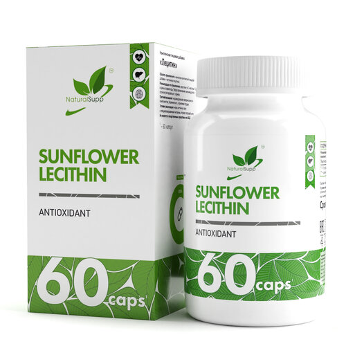 Капсулы NaturalSupp Sunflower Lecithin, 60 шт. фотография