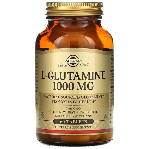 Solgar L-Glutamine таб., 1000 мг, 250 г, 60 шт. фотография