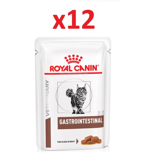 Корм Royal Canin Gastrointestinal (в соусе) для кошек при лечении ЖКТ, 85 г *12 шт фотография