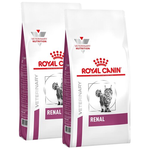 ROYAL CANIN RENAL RF23 для взрослых кошек при хронической почечной недостаточности (2 + 2 кг) фотография