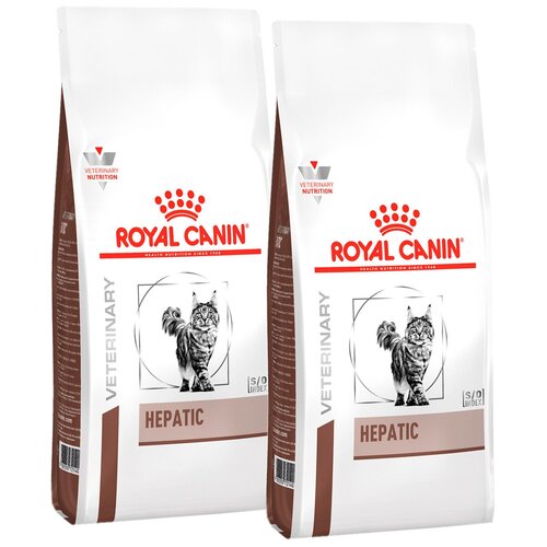 ROYAL CANIN HEPATIC HF26 для взрослых кошек при заболеваниях печени (0,5 + 0,5 кг) фотография