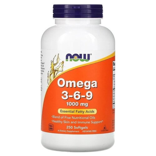 Omega 3-6-9 капс., 1000 мг, 300 мл, 510 г, 250 шт. фотография