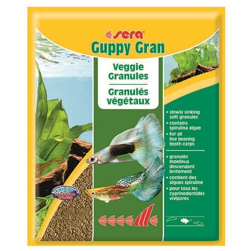 Sera корм для гуппи Guppy gran, пакетик, 10 г фотография