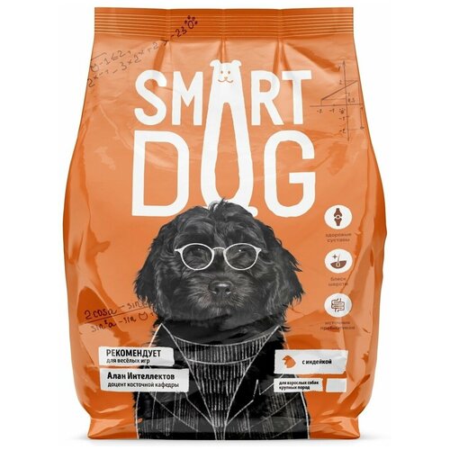 Smart Dog Корм Smart Dog для взрослых собак крупных пород с индейкой (12 кг) фотография