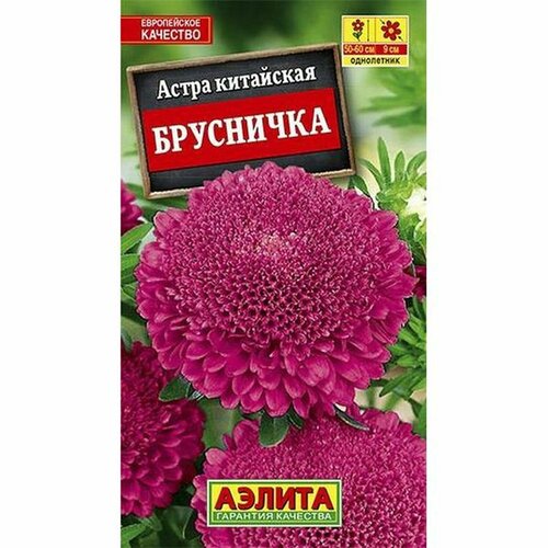 Семена Астра Брусничка (однолетние) (Аэлита) 0,2г фотография