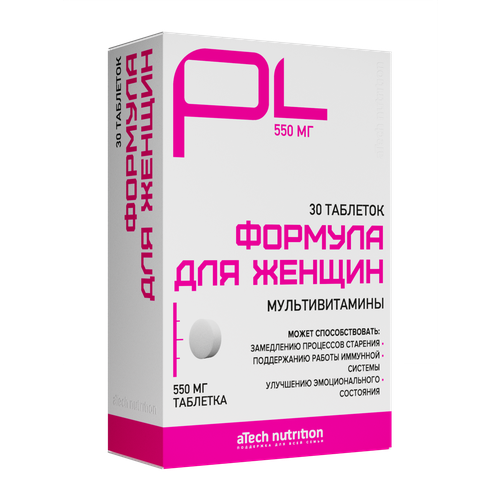 Витамины для женщин aTech nutrition Women's formula 550 мг 30 таблеток фотография