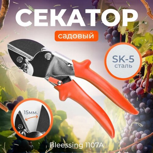 Секатор садовый Blessing 1107А купить за 1039 руб, фото