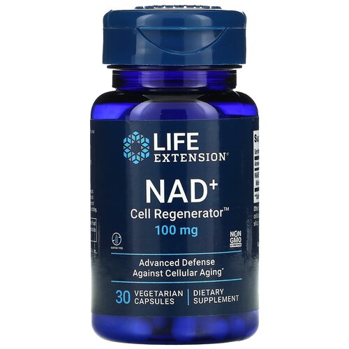 Капсулы Life Extension NAD+ Cell Regenerator, 80 г, 100 мг, 30 шт. фотография