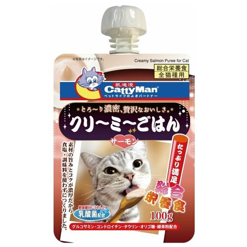 Лакомство для кошек Japan Premium Pet Сгущёнка на основе лосося, 100 гр купить за 439 руб, фото