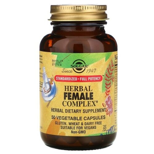 Solgar Herbal Female Complex капс., 160 г, 50 шт. купить за 1952 руб, фото