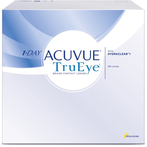 Контактные линзы ACUVUE 1-Day TruEye, 180 шт., R 9, D +1,5 купить за 15370 руб, фото