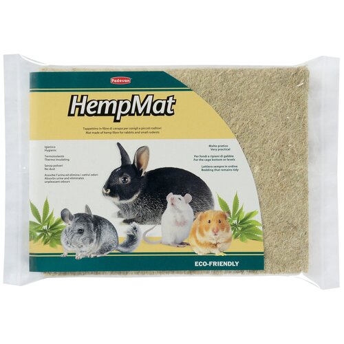 PADOVAN HEMP MAT коврик для грызунов и кроликов пенька большой 50 х 115 см (1 шт) купить за 1750 руб, фото