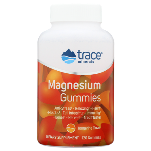 Trace Minerals Magnesium Gummies 120 gummies / Трейс Минералс Мармеладки с магнием 120 шт (Мандарин) купить за 3460 руб, фото