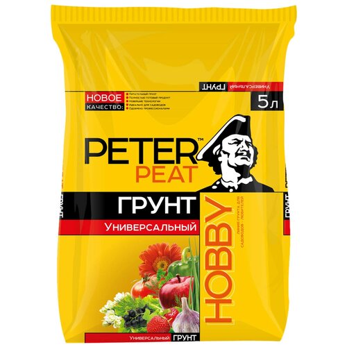 Грунт PETER PEAT линия Hobby универсальный, 5 л, 3 кг фотография