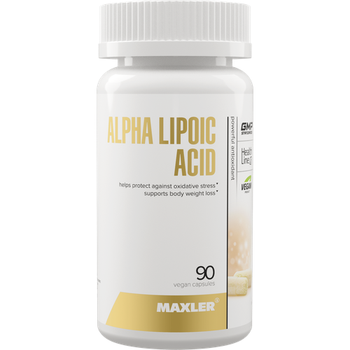 Maxler Alpha Lipoic Acid вег. капс., 150 мл, 100 г, 90 шт. фотография