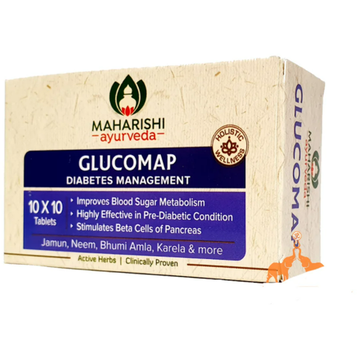 Глюкомап (Glucomap Maharishi Ayurveda), 100 таб – от диабета фотография