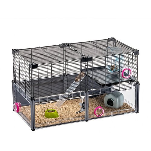 Клетка для хомяков и мышей Fedrplast Multipla Hamster с аксессуарами 72,5х37,5х42 см. купить за 15977 руб, фото