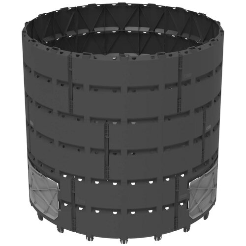 Компостер Альт-Пласт агроном премиум (1200 л) черный 1 шт. 117 см 117 см 111 см 1200 л 11.28 кг купить за 6417 руб, фото
