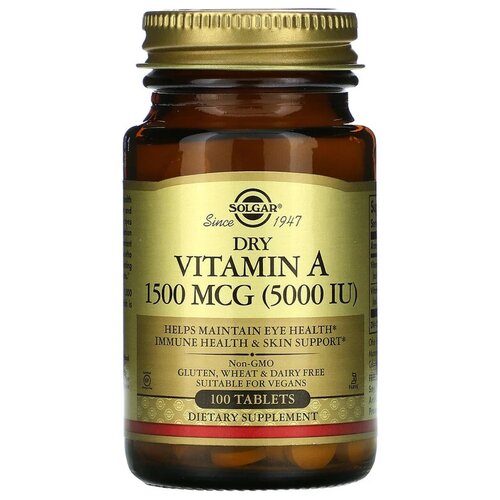 Dry Vitamin A таб., 75 мл, 0.37 г, 100 шт. фотография