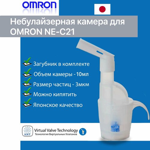 Небулайзерная камера для OMRON NE-C21 с загубником фотография